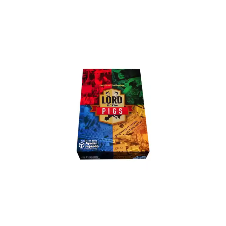 2Tomatoes Games | Lord of the P.I.G.S. - Pata Negra Edition | Juego de Cartas | Negocia y Toma de Decisiones | Gestión de Manos | 2 a 4 jugadores | Edad Mínima: 14 Años | Español y Catalán | Temática: Economía y Sociedad | Duración de la Partida: 20-30min - 1