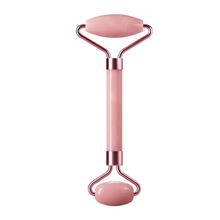 Rolo De Jade Rosa Natural Para Rostro 1 Pieza Antiarrugas Y Antiinflamación Para El Envejecimiento Y Las Arrugas Puffiness - 1