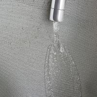 Juego de 6 manteles individuales, fáciles de limpiar, antideslizantes, resistentes al calor, para mesa de comedor, lavables, de textil, 45 cm x 30 cm (Gris y Plisado) - details 2