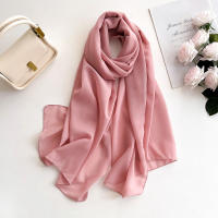 Pañuelo De Mujer IROJEFF De Seda Poliéster 2025 Hijab De Lino Premium Maxi Wrap Estilo Elegante Color Sólido Protección Solar - details 65