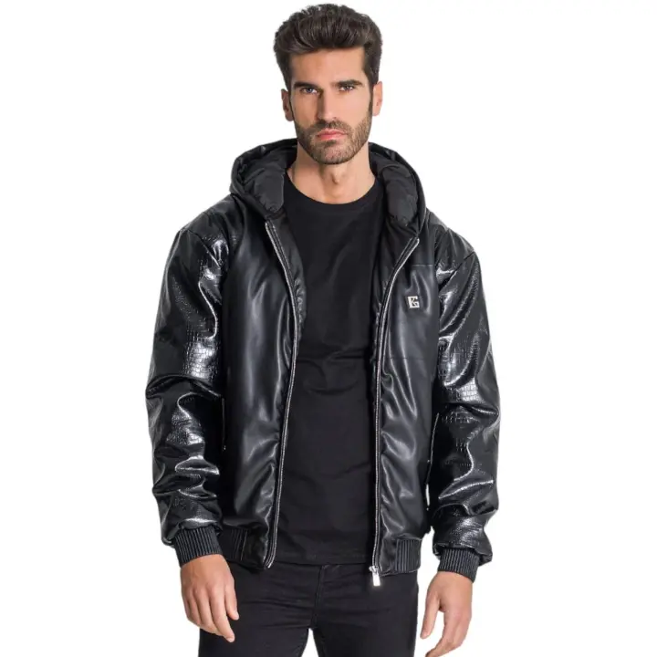 Bomber Gianni Kavanagh con Capucha Texas Negro - 1