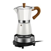 Taza De Espresso Vintage Con Manija De Madera Máquina Eléctrica Moka Italiana Portátil Herramienta De Café Clásica Para Cocina - details 7