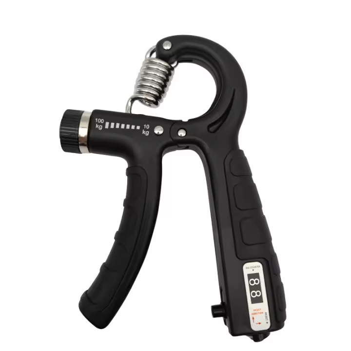 Entrenador De Agarre De Mano Ajustable De 10-100kg Con Contador Para Muñeca Y Antebrazo Ejercitador De Músculos Para Construcción De Fuerza - 1