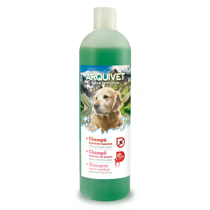 Arquivet Champú Repelente Insectos 750 Ml para Perros - 1