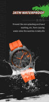 Reloj De Cuarzo NAVIFORCE De Lujo Para Hombre Con Correa De Silicona Resistente Al Agua 30ATM Reloj De Pulsera Deportivo Estilo Masculino - details 8