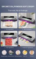 Sello De Alimentos Eléctrico Con Corte De Cuchillo En La Máquina Sello De Vaciado/Dry/Wet Para Cocina Almacenamiento De Alimentos - details 5