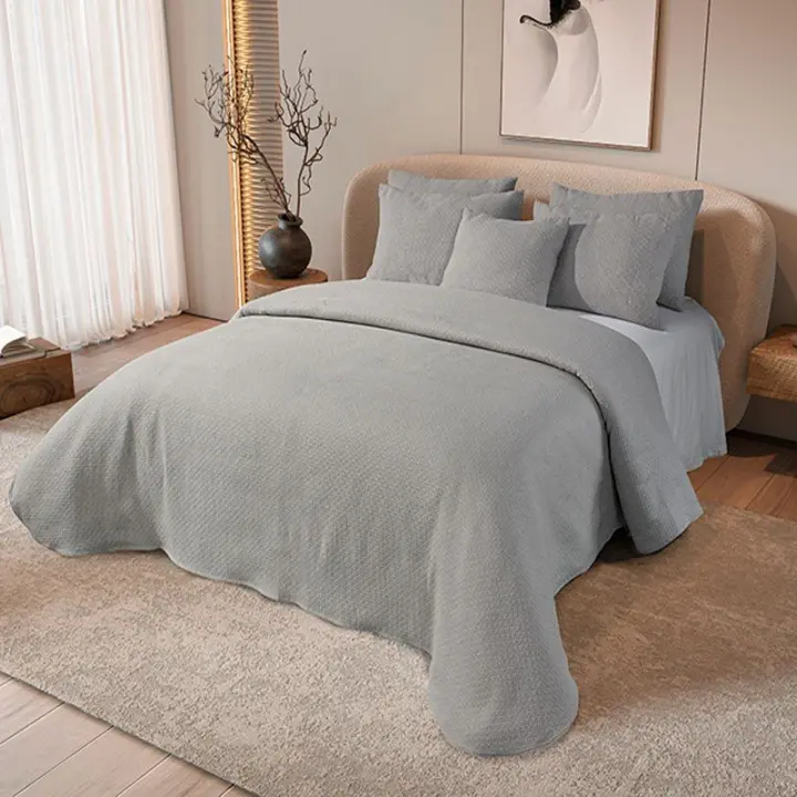 Colcha Pique EnCama MoD. 1823 GRIS - 1