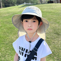 Sombrero De Pescar Para Niños Y Niñas Xinbaoguan 100% Poliéster Con Gran Alas Protección Solar Transpirable Para Verano - details 23
