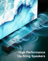Barra de sonido Ultimea Nova S80 5.1.2ch con par de soportes para altavoces, Dolby Atmos, Potencia máxima 520W, compatible con 4K HDR, subwoofer inalámbrico de 8', sistema de sonido envolvente para cine en casa, 2 altavoces de proyección ascendente - details 5