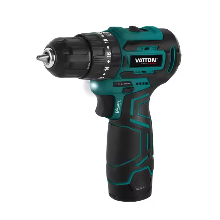 Taladro Percutor VATTON 12V Brushless - Potencia y Eficiencia - 1