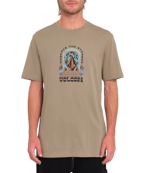 Camiseta de manga corta Volcom Sacred Stone - Teak - 1