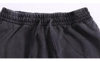 Shorts De Algodón Vintage Lavados Con Impresión Cruzada Para Hombres Verano Shorts Transpirables Con Bolsillos Para Gimnasio Y Running - details 9