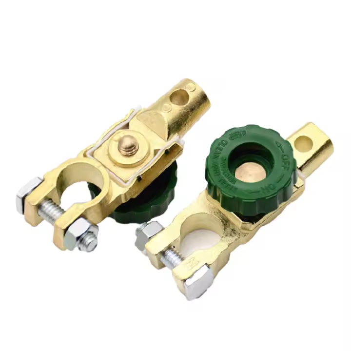 Interruptor De Isolador De Terminales De Batería Automóvil Con Desconexión Rápida Cable De Conector De Hilo Adecuado Para Terminal Negativa Estándar - 1