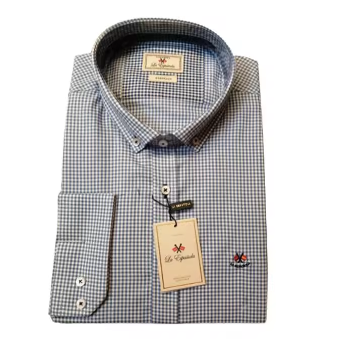 CAMISA HOMBRE SERIE:5-5235 CUADROS - 1