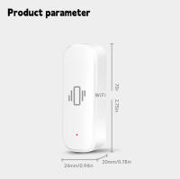 Sensor De Vibración WiFi Inteligente Tuya Para Hogar Seguro Monitor En Tiempo Real Con Control Remoto Por App Alarma De Seguridad - details 9