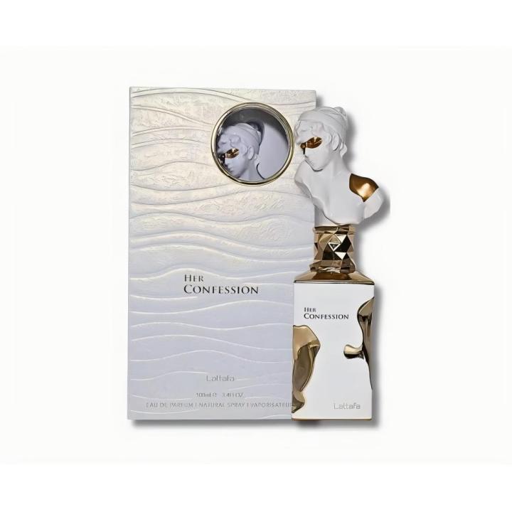 Lattafa Her Confession EDP 100ml - Perfume Femenino Floral Amaderado de Larga Duración — oferta en Miravia