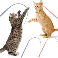 Juguete Interactivo Para Gatos Biónico De Silicona Cola De Ratón Doble Color Sin Batería Juego De Entrenamiento Y Caza Para Interiores Fomenta El Juguetear Y La Salud - details 4