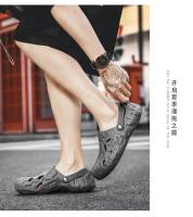 Sandalias De Verano Para Hombres Talla Grande 48/49 Zapatillas Casuales De Lujo Comodidad Hogar Suaves Clogs De EVA Color Negro Blanco Gris - details 6