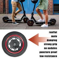 Juego De Rueda Frontal De 10 Pulgadas Para Scooter Eléctrico Ninebot Max G30 Con Neumático De Vaciado Duradero Y Antipinchazos Accesorios De Scooter - details 14