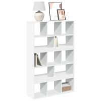 vidaXL Estantería madera de ingeniería 100x33x156,5 cm en color Roble Sonoma/Blanco/Marrón roble y más | almacenamiento funcional diseño moderno para baño dormitorio sala - details 1