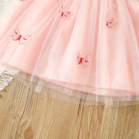 Vestido De Princesa Para Niñas Con Alas De Mariposa Y Tirantes Colgantes Vestido De Malla Lindo Para Verano Adecuado Para Niñas De 0-3 Años Estilo Cute Material Poliéster - details 21