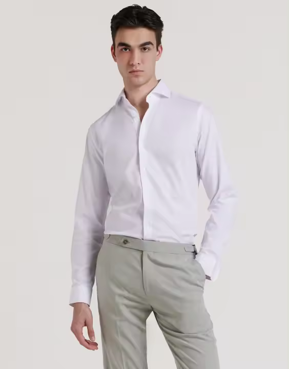 CAMISA ESTRUCTURA CUELLO ITALIANO - 1