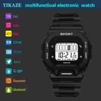 Reloj Deportivo Digital YIKAZE Para Hombres Y Mujeres Resistente Al Agua Multifuncional Militar Reloj De Pulsera Electrónico Para Estudiantes - details 2