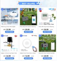 MOES Juego De Riego Inteligente ZigBee Con Timer De Agua Y Filtro De Retardo De Lluvia Control Remoto Compatible Con Alexa Y Google Home - details 0