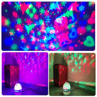 Proyector De Estrellas USB Lámpara LED Rotativa RGB Para Decoración De Habitaciones Y Regalo De Navidad Para Niños Luz Nocturna Mágica De Bola - details 7