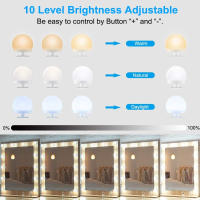 Luz LED Para Espejo De Maquillaje USB 12V Luz De Vestíbulo Para Baño Iluminación Ajustable Para Espejo De Vestíbulo - details 4