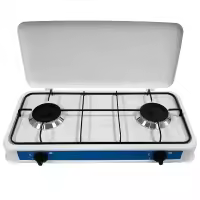 Cocina de Gas-Estua 2 Fuegos - 46x26x6cm - . (Azul) - details 0