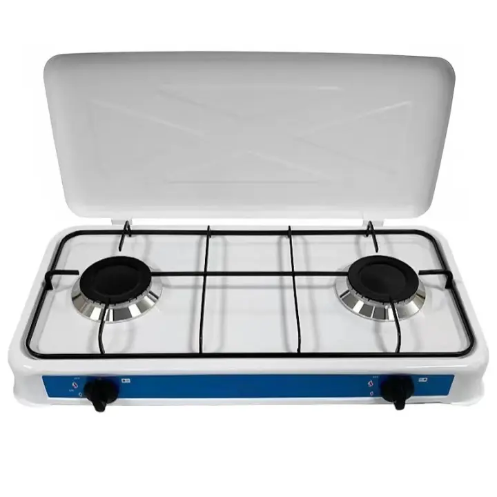 Cocina de Gas-Estua 2 Fuegos - 46x26x6cm - . (Azul) - 1