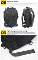 Bolsa De Motocicleta Impermeable 100% MOTOCENTRIC 37L Gran Capacidad Multifuncional Para Hombro Cintura Y Pierna Equipamiento Moto - details 14