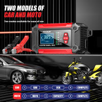 Cargador De Batería De Coche FOXSUR 12V 6A FTC-1206 Para Motocicleta Camión Mantenedor De Baterías De Agua Y Ácido Líquido Con Pantalla LCD Digital - details 2