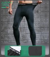 Pantalones De Running Para Hombre Fitness Adecuados Para Gimnasio Atletismo Yoga Trousers De Compresión Secado Rápido - details 1