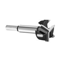 1PC Abertura De Agujeros De Madera Con Tres Hojas De Aleación Negro 25-60mm Broca De Perforación Para Mesas De Madera Y Plástico Herramienta De Carpintería - details 2