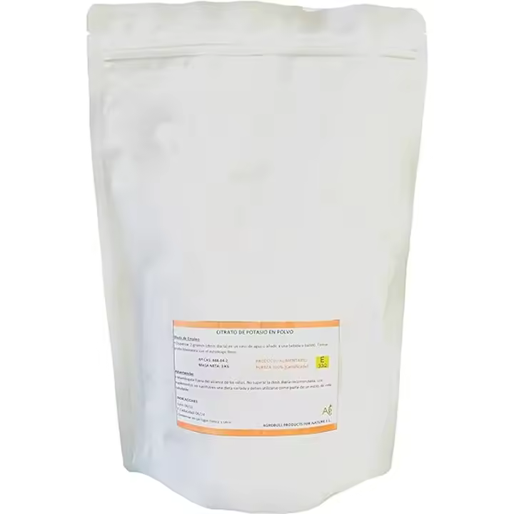 AGROBULL Citrato de Potasio para Regular Acidez en Producción Alimentaria | Salud y Gimnasio - 1