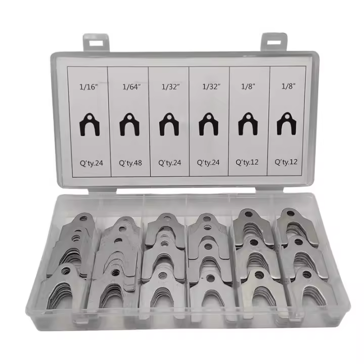 Juego De Ajuste Automático 144 Shim Con Caja De Almacenamiento Para Alineación De Cuerpos Camber Duradero Universal - 1