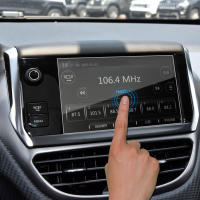 Protector De Pantalla Para Navegación De Coche Para Peugeot 2008 208 2014-2017 Accesorios De Membrana Adhesiva De Plástico - details 2