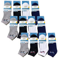 Set de 3 o 12 Calcetines 15 Estilos Diferentes De Calcetines Sneaker Cortos, Tamaño Universal: Hombres 40-46, Mujeres 35-40, Transpirables y Cómodos para Hombre y Mujer Multicolor (Color Al Azar, No Se Puede Elegir) - details 2