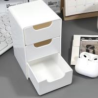 Cajón De Plástico Multiusos 1/3-Tier Para Almacenamiento De Joyería Y Maquillaje Organizador Espacioso Para Escritorio Uso Doméstico Y De Oficina - details 7