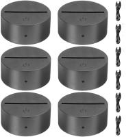 Lámpara De Noche LED 3D Con Base DIY En Acrílico Transparente RGB Control Remoto USB Decoración Para Habitación Regalo De Cumpleaños - details 13