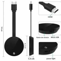 Dongle De Streaming De Video Para TV Chromecast Google Mirascreen HD Compatible Con WiFi Y HDMI Soporte Para iOS/Android Control Remoto Incluido - details 4