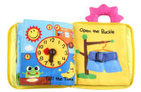 Libro De Tela Suave 3D Para Bebé Juguete Educativo Montessori Primera Edición Colorido Aprendizaje De Habilidades Básicas De La Vida Infantil - details 8