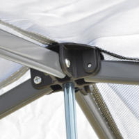Gazebo de viaje para exteriores 2.95X2.95 M Gazebo plegable con estacas y Cuerdas de traceón, vestido Oxford with Protección UV, ¡ideal para vacaciones en El Jardín! - details 5