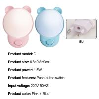 Lámpara Nocturna LED Para El Hogar Y Dormitorio Luz De Noche Para Niños Corredor Cocina Con Enchufe EU US UK Regalo Práctico Y Decorativo - details 2