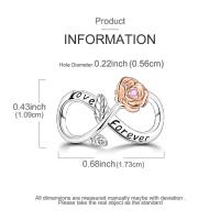 Encanto De Plata De 925 Para Pulsera Con Barco De Paseo Y Corazón Joyería Fina Para DIY Regalo Con Cuentas De Papel Y Rosas - details 115