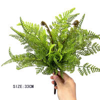Hojas Dearenal Artificiales 33-48cm Para Decoración De Oficinas Y Hogares Accesorios Para Paredes De Plantas Persa Material De Plástico Para DIY - details 6