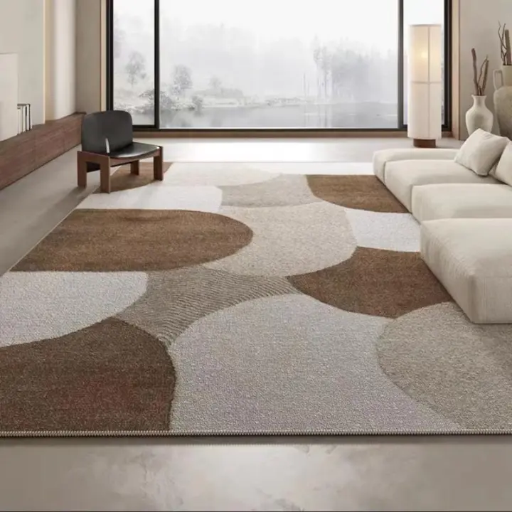 VIKAMA Alfombra De Escalera Crystal Pile De Estilo Medieval Premium No Eslipiente Para Sala De Estar Y Dormitorio Alfombra De Hotel De Poliéster 100% Resistente a La Suciedad Y Pelusa - 1