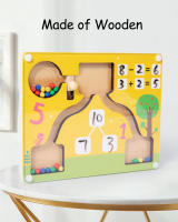 Juego De Matemáticas Magnéticas Montessori Para Niños Juguetes Educativos De Madera Para La Identificación De Colores Y Conteo En Preescolar - details 2